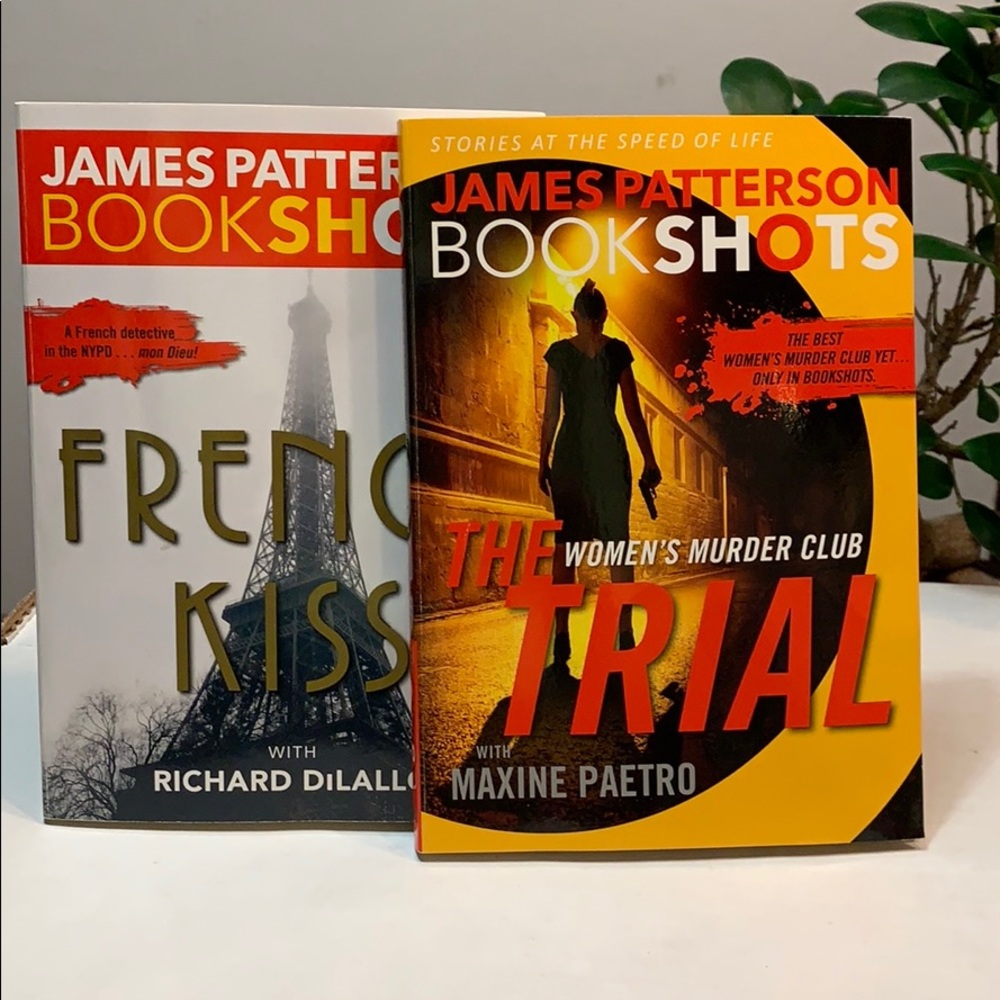 🎉2/ $18 🎉 mystery. set of 2 bookshots. James Patterson